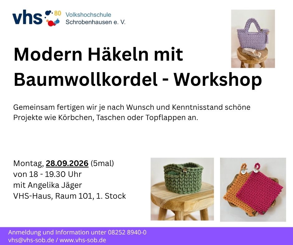 Öffnet die Seite 'Modern Häkeln'