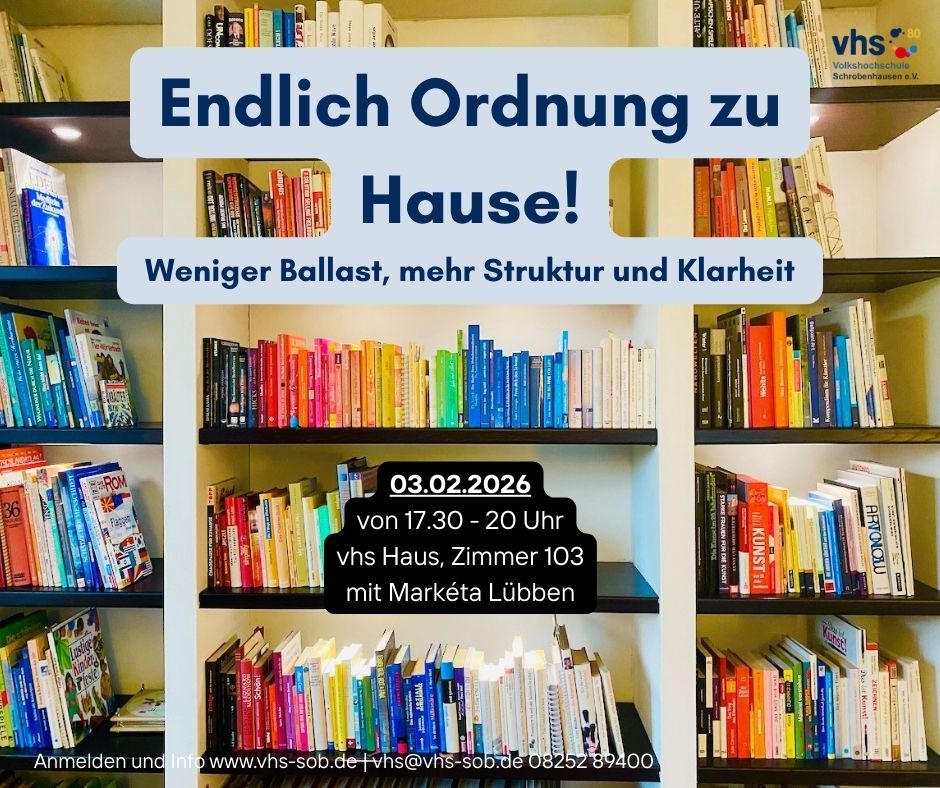 Öffnet die Seite 'Endlich Ordnung'